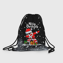 Рюкзак-мешок Santa Dabbing с подарками, цвет: 3D-принт