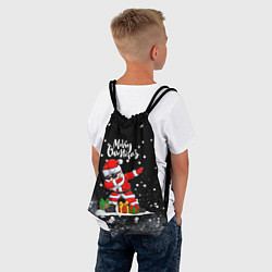 Рюкзак-мешок Santa Dabbing с подарками, цвет: 3D-принт — фото 2