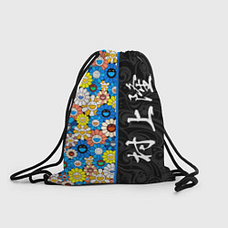 Рюкзак-мешок Такаси Мураками Иероглифами, цвет: 3D-принт