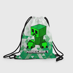 Рюкзак-мешок Minecraft Creeper ползучий камикадзе, цвет: 3D-принт