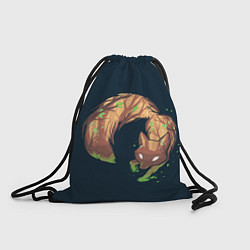 Рюкзак-мешок Лисолес, цвет: 3D-принт