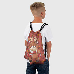 Рюкзак-мешок Милый олень в звездах, цвет: 3D-принт — фото 2
