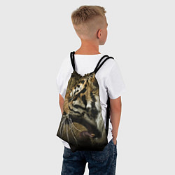 Рюкзак-мешок Зевающий тигр, цвет: 3D-принт — фото 2