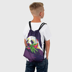 Рюкзак-мешок Панда с бамбуком, цвет: 3D-принт — фото 2