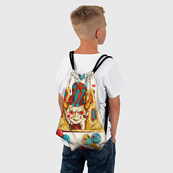 Рюкзак-мешок Странный Цирк, цвет: 3D-принт — фото 2