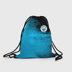 Рюкзак-мешок Manchester City голубая форма, цвет: 3D-принт