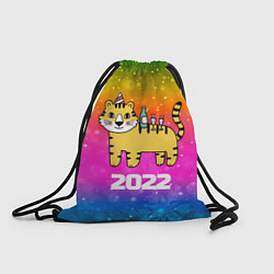 Рюкзак-мешок Тигр - новогодний стол 2022, цвет: 3D-принт