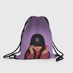 Рюкзак-мешок BTS LOVE, цвет: 3D-принт
