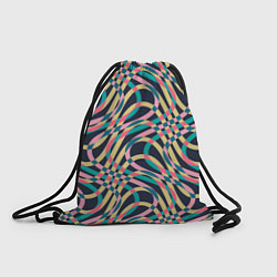 Рюкзак-мешок Абстрактные полоски, цвет: 3D-принт