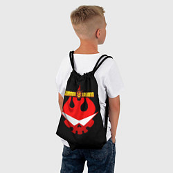 Рюкзак-мешок Логотип Гуррен - Лаганн, цвет: 3D-принт — фото 2