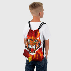 Рюкзак-мешок Fire Tiger Face 2022, цвет: 3D-принт — фото 2