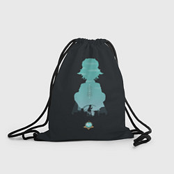 Рюкзак-мешок SUCROSE САХАРОЗА ГЕНШИН ИМПАКТ, цвет: 3D-принт
