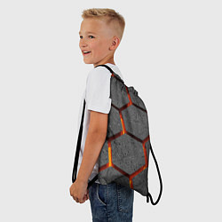 Рюкзак-мешок Раскаленный асфальт, цвет: 3D-принт — фото 2