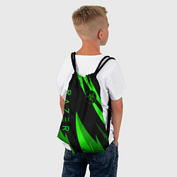 Рюкзак-мешок RAZER GREEN, цвет: 3D-принт — фото 2