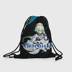 Рюкзак-мешок Genshin Impact, цвет: 3D-принт