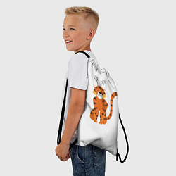 Рюкзак-мешок Тигр новогодний, цвет: 3D-принт — фото 2