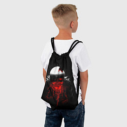 Рюкзак-мешок UNDERTALE SANS BLOOD ROSE, цвет: 3D-принт — фото 2
