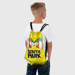 Рюкзак-мешок South Park - Южный парк персонажи, цвет: 3D-принт — фото 2