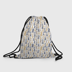 Рюкзак-мешок Шахматы фигуры, цвет: 3D-принт