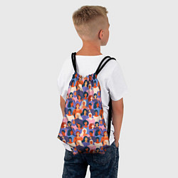 Рюкзак-мешок Девушки Girls, цвет: 3D-принт — фото 2