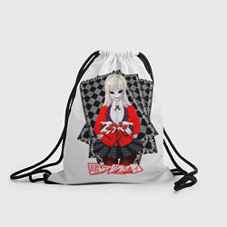 Рюкзак-мешок Ририка Момобами - Kakegurui, цвет: 3D-принт