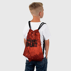 Рюкзак-мешок Walking dead - кровь, цвет: 3D-принт — фото 2