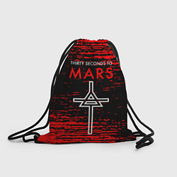Рюкзак-мешок 30 Seconds to Mars - До марса 30 сек, цвет: 3D-принт