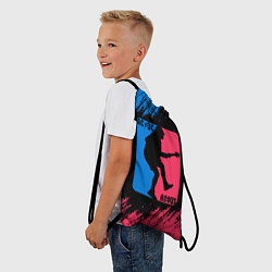 Рюкзак-мешок ACDC Logo, цвет: 3D-принт — фото 2