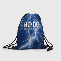 Рюкзак-мешок ACDC гроза с молнией, цвет: 3D-принт