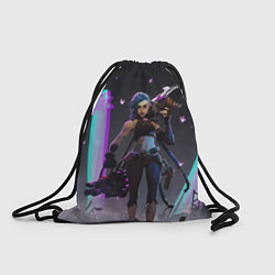 Рюкзак-мешок ARCANE JINX League Of Legends, цвет: 3D-принт