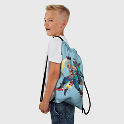 Рюкзак-мешок Рэйз и Вайпер, цвет: 3D-принт — фото 2