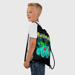 Рюкзак-мешок Бульбатулху - Покемоны, цвет: 3D-принт — фото 2