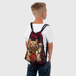 Рюкзак-мешок Злой кот Вуду, цвет: 3D-принт — фото 2