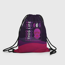 Рюкзак-мешок THUG LIFE Криминальная жизнь, цвет: 3D-принт