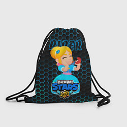 Рюкзак-мешок Пайпер BRAWL STARS соты, цвет: 3D-принт