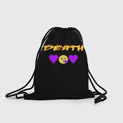 Рюкзак-мешок Смерть сердечки, цвет: 3D-принт