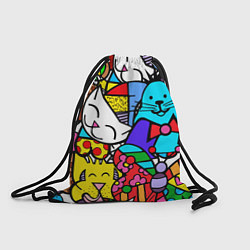 Рюкзак-мешок Ромеро Бритто Настоящие лучшие друзья, цвет: 3D-принт