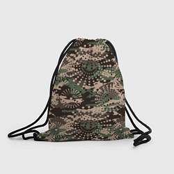 Рюкзак-мешок Камуфляж брызги, цвет: 3D-принт
