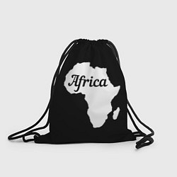 Мешок для обуви Африка на чёрном