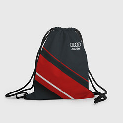 Рюкзак-мешок Audi sport red, цвет: 3D-принт