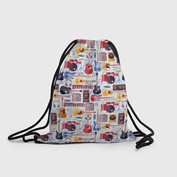 Рюкзак-мешок Рок Музыкант, цвет: 3D-принт