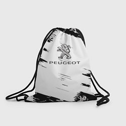 Рюкзак-мешок Peugeot Auto Бренд, цвет: 3D-принт
