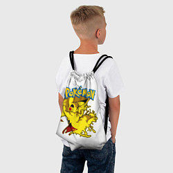 Рюкзак-мешок Пикачу злой Pokemon, цвет: 3D-принт — фото 2