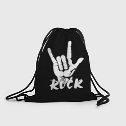 Рюкзак-мешок РОК - ROCK, цвет: 3D-принт
