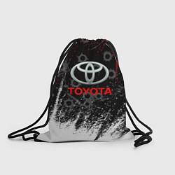 Рюкзак-мешок Toyota следы от пуль, цвет: 3D-принт