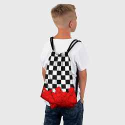 Рюкзак-мешок Отличная партия на любовь, цвет: 3D-принт — фото 2