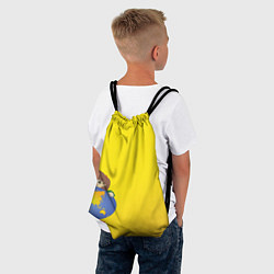 Рюкзак-мешок Девочка из Советского Атласа Мир, цвет: 3D-принт — фото 2
