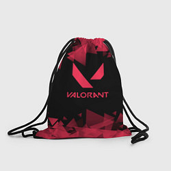 Рюкзак-мешок Valorant - Геометрия, цвет: 3D-принт