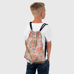 Рюкзак-мешок Корзина клубники, цвет: 3D-принт — фото 2