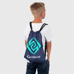 Рюкзак-мешок GENSHIN IMPACT - ГЕО Графика, цвет: 3D-принт — фото 2